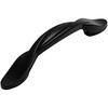 image:imageCosmas 10 Pack 9009FB Flat Black Twist Cabinet Hardware Handle Pull  3 Inch 76mm Hole Centers10