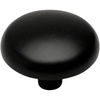 image:imageCosmas 1701FB Flat Black Cabinet Hardware Round Knob  118 Diameter