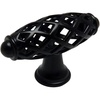 image:imageCosmas 1749FB Flat Black Cabinet Hardware Birdcage Knob
