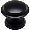 image:imageCosmas 20 Pack 4251FB Flat Black Cabinet Hardware Round Knob  138 Diameter  Wide Base