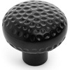 image:imageCosmas 25 Pack 10551FB Flat Black Hammered Round Cabinet Knob Hardware  114 Inch Diameter