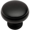 image:imageCosmas 25 Pack 1438FB Flat Black Cabinet Hardware Round Knob  1316 Diameter