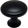 image:imageCosmas 25 Pack 5982FB Flat Black Cabinet Hardware Round Knob  118 Diameter