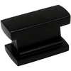image:imageCosmas 25 Pack 701FB Flat Black Contemporary Cabinet Hardware Knob  1716 Length