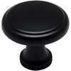 image:imageCosmas 25 Pack 9985FB Flat Black Round Cabinet Hardware Knob  118 Diameter