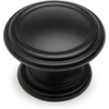 image:imageCosmas 5 Pack 1426FB Flat Black Cabinet Hardware Round Knob  1516 Diameter