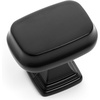 image:imageCosmas 5 Pack 1488FB Flat Black Contemporary Cabinet Hardware Knob  1316 Length