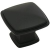image:imageCosmas 5 Pack 4391FB Flat Black Modern Cabinet Hardware Knob  114 Inch Square