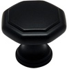 image:imageCosmas 5 Pack 5181FB Flat Black Cabinet Hardware Octagon Knob  114 Diameter