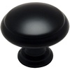 image:imageCosmas 5 Pack 5422FB Flat Black Cabinet Hardware Mushroom Knob  1316 Diameter