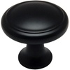 image:imageCosmas 5 Pack 5982FB Flat Black Cabinet Hardware Round Knob  118 Diameter