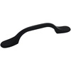 image:imageCosmas 5 Pack 9533FB Flat Black Cabinet Hardware Footed Handle Pull  3 Inch 76mm Hole Centers