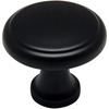 image:imageCosmas 5 Pack 9985FB Flat Black Round Cabinet Hardware Knob  118 Diameter