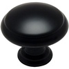 image:imageCosmas 50 Pack 5422FB Flat Black Cabinet Hardware Mushroom Knob  1316 Diameter