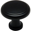 image:imageCosmas 50 Pack 9985FB Flat Black Round Cabinet Hardware Knob  118 Diameter