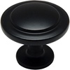 image:imageCosmas 5560FB Flat Black Cabinet Hardware Round Knob  114 Diameter