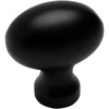 image:imageCosmas 6021FB Flat Black Oval Oblong Cabinet Knob