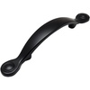 image:imageCosmas 7959FB Flat Black Cabinet Hardware Handle Pull  3 Hole Centers