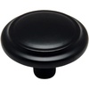 image:imageCosmas 799FB Flat Black Cabinet Hardware Round Knob  114 Diameter