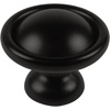 image:imageCosmas 9501FB Flat Black Cabinet Hardware Round Knob  114 Diameter