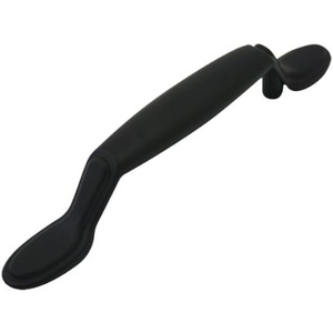 image:image10 Pack  Cosmas 4007FB Flat Black Cabinet Hardware Handle Pull  3 Inch 76mm Hole Centers