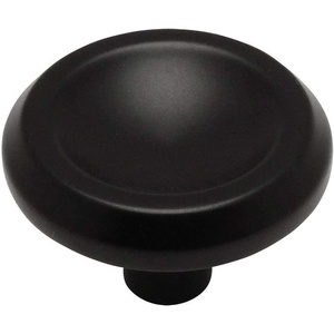 image:image10 Pack  Cosmas 4623FB Flat Black Cabinet Hardware Round Knob  118 Diameter