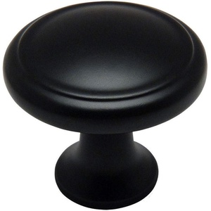 image:image10 Pack  Cosmas 5982FB Flat Black Cabinet Hardware Round Knob  118 Diameter