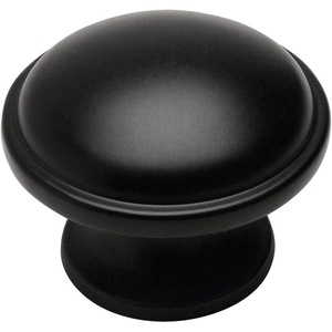 image:image10 Pack  Cosmas 6239FB Flat Black Cabinet Hardware Round Knob  138 Diameter
