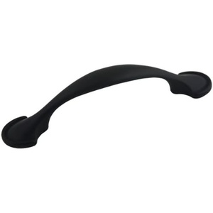 image:image25 Pack  Cosmas 6632FB Flat Black Cabinet Hardware Handle Pull  3 Inch 76mm Hole Centers