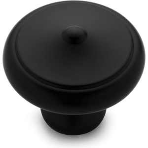 image:imageCosmas 10 Pack 13247FB Flat Black Cabinet Hardware Oversized Round Knob  1916 Diameter