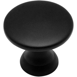 image:imageCosmas 10 Pack 4545FB Flat Black Cabinet Hardware Miniature Round Knob  78 Diameter