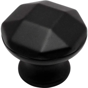 image:imageCosmas 10 Pack 4562FB Flat Black Cabinet Hardware Round Knob  114 Diameter