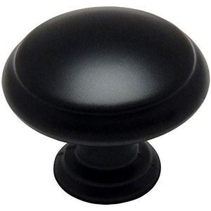 image:imageCosmas 10 Pack 5422FB Flat Black Cabinet Hardware Mushroom Knob  1316 Diameter