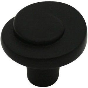 image:imageCosmas 10 Pack 775FB Flat Black Cabinet Hardware Swirl Knob  114 Diameter
