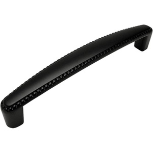 image:imageCosmas 4112FB Flat Black RopeScroll Cabinet Hardware Handle Pull  5 Inch 128mm Hole Centers