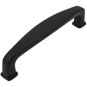 image:imageCosmas 4392FB Flat Black Modern Cabinet Hardware Handle Pull  334 Inch 96mm Hole Centers