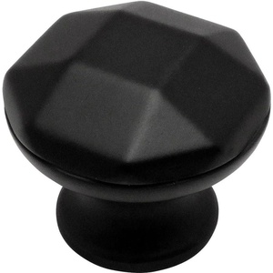 image:imageCosmas 4562FB Flat Black Cabinet Hardware Round Knob  114 Diameter