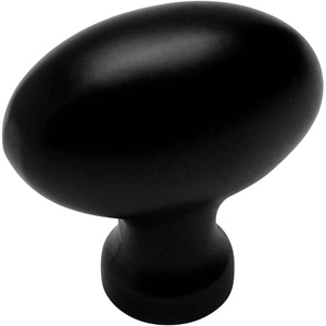 image:imageCosmas 5 Pack 6022FB Flat Black Oval Oblong Cabinet Knob