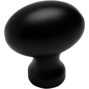image:imageCosmas 6021FB Flat Black Oval Oblong Cabinet Knob