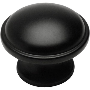 image:imageCosmas 6239FB Flat Black Cabinet Hardware Round Knob  138 Diameter