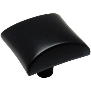 image:imageCosmas 6262FB Flat Black Modern Cabinet Hardware Knob  1116 Inch Square