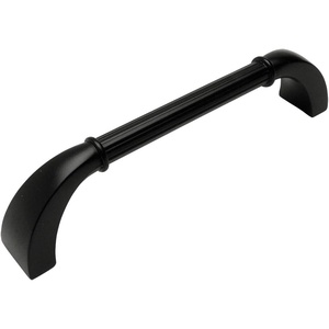 image:imageCosmas 7714128FB Flat Black Cabinet Hardware Handle Pull  5 Inch 128mm Hole Centers