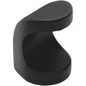 image:imageCosmas 8798FB Flat Black Contemporary Cabinet Hardware Finger Pull