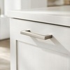 image:imageCosmas 1477789SN Satin Nickel Modern Cabinet Hardware Handle Pull  312 Inch 89mm Hole Centers