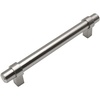 image:imageCosmas 10 Pack 161128SN Satin Nickel Contemporary Bar Cabinet Handle Pull  5 128mm Hole Centers