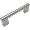 image:imageCosmas 10 Pack 377030SN Satin Nickel Cabinet Hardware Contemporary Style Bar Handle Pull  3 Inch 76mm Hole Centers 378 Overall Length