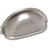 image:imageCosmas 10 Pack 4310SN Satin Nickel Cabinet Hardware Bin Cup Drawer Handle Pull  3 Inch 76mm Hole Centers
