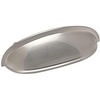image:imageCosmas 10 Pack 7712SN Satin Nickel Cabinet Hardware Bin Cup Drawer Handle Pull  3 Inch 76mm Hole Centers