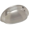image:imageCosmas 10 Pack 9461SN Satin Nickel Cabinet Hardware Bin Cup Drawer Handle Pull  3 Inch 76mm Hole Centers