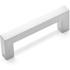 image:imageCosmas 1477764SN Satin Nickel Modern Cabinet Hardware Handle Pull  212 Inch 64mm Hole Centers